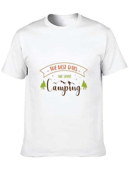 Camping Adventure T-Shirt: Best Days are Spent Camping