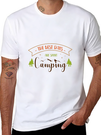 Camping Adventure T-Shirt: Best Days are Spent Camping