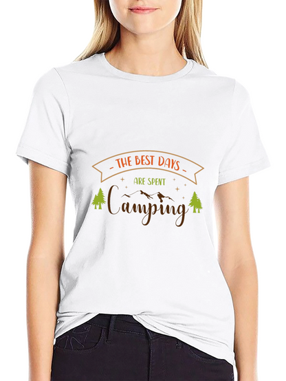 Camping Adventure T-Shirt: Best Days are Spent Camping