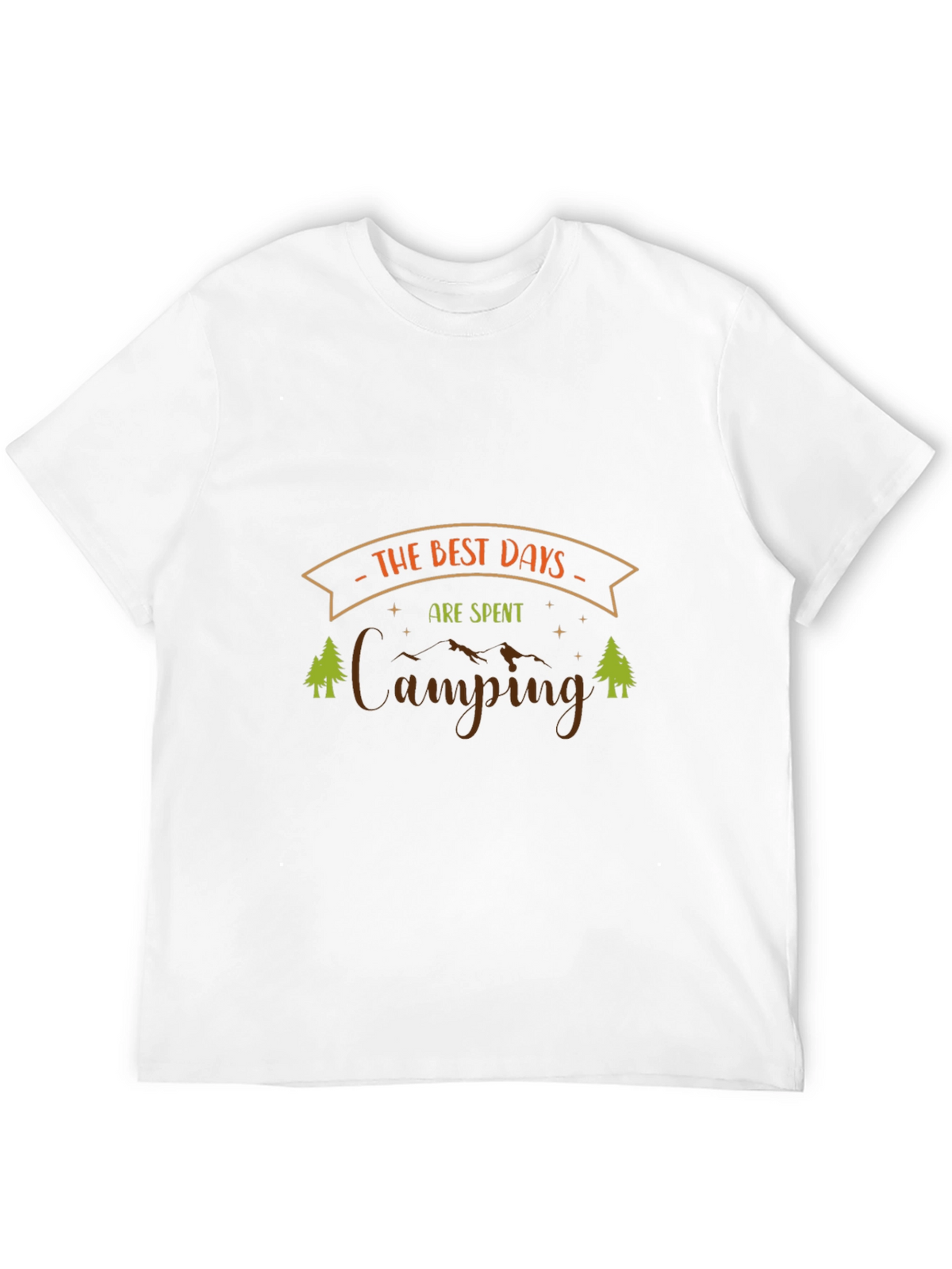 Camping Adventure T-Shirt: Best Days are Spent Camping