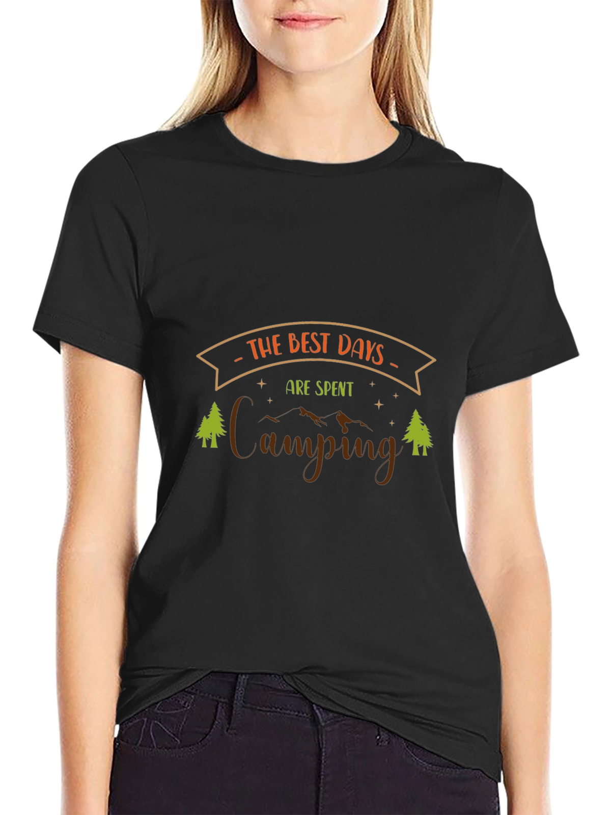 Camping Adventure T-Shirt: Best Days are Spent Camping