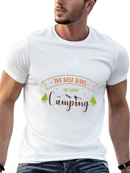 Camping Adventure T-Shirt: Best Days are Spent Camping