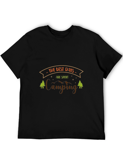 Camping Adventure T-Shirt: Best Days are Spent Camping