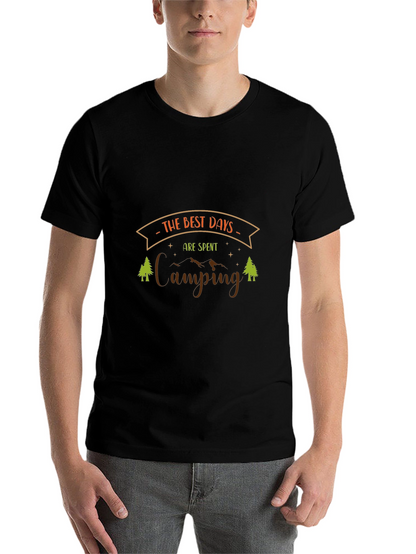 Camping Adventure T-Shirt: Best Days are Spent Camping