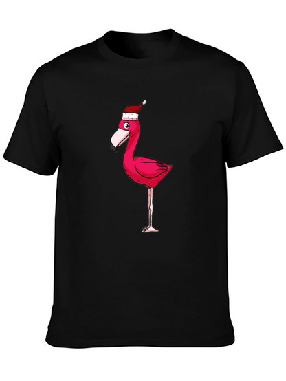 Festive Flamingo Graphic Tee