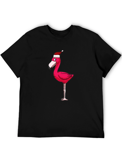 Festive Flamingo Graphic Tee
