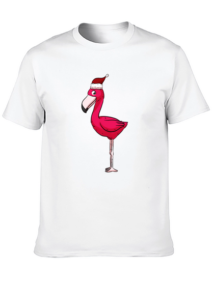 Festive Flamingo Graphic Tee