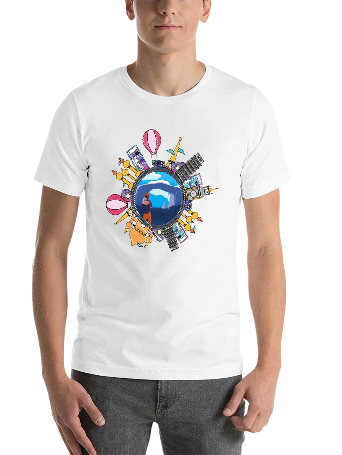 World Traveler Graphic T-Shirt
