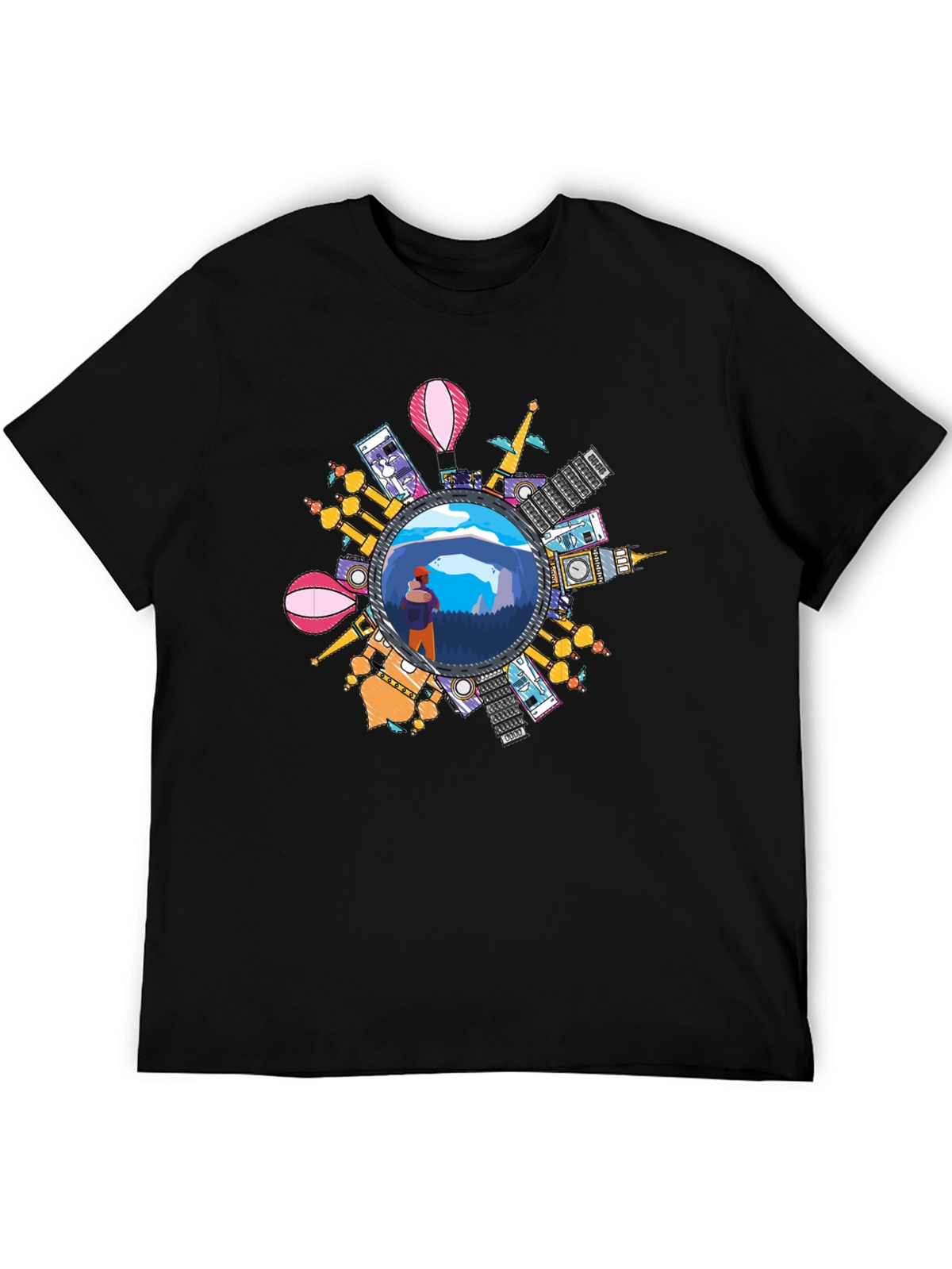 World Traveler Graphic T-Shirt