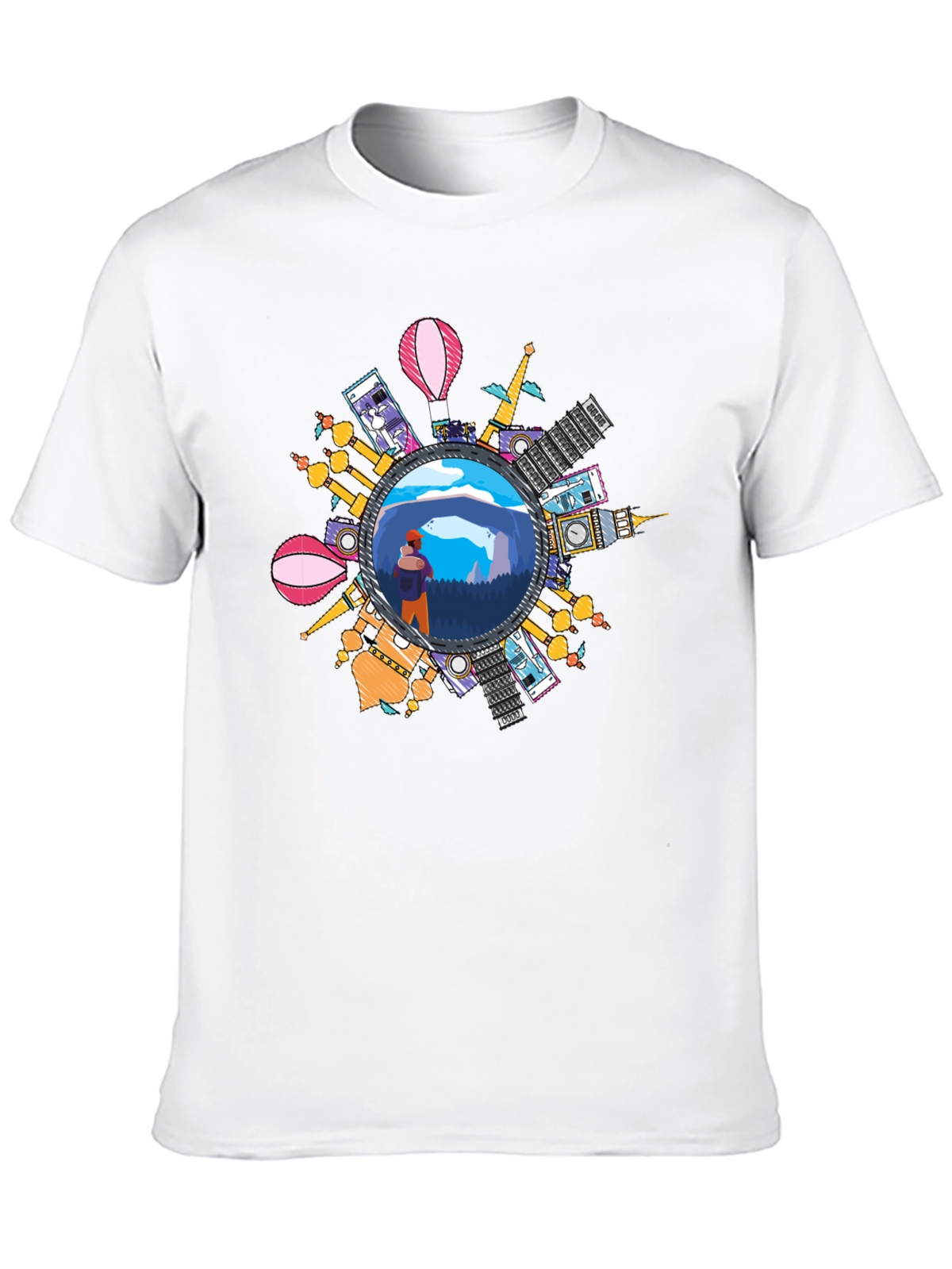 World Traveler Graphic T-Shirt