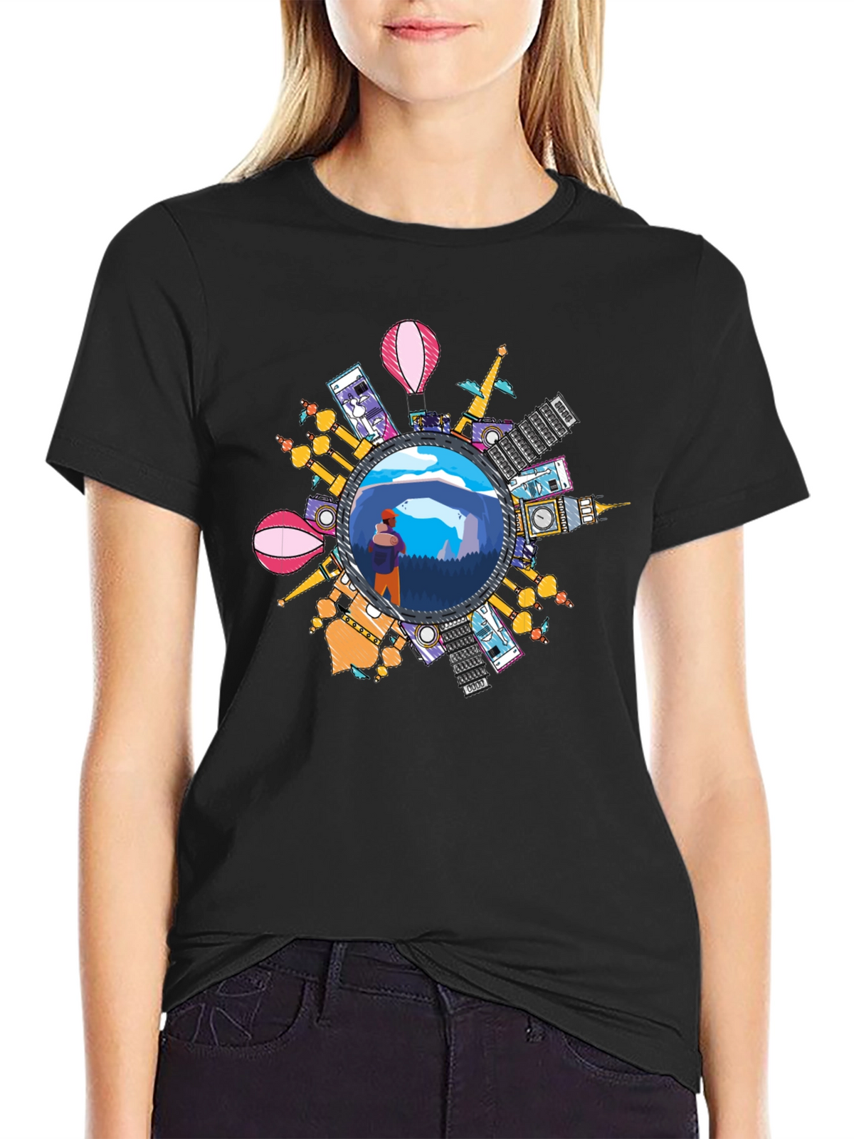 World Traveler Graphic T-Shirt