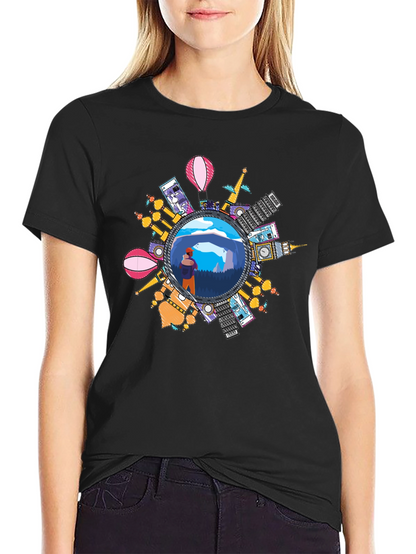 World Traveler Graphic T-Shirt
