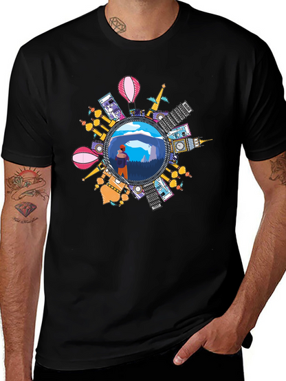 World Traveler Graphic T-Shirt
