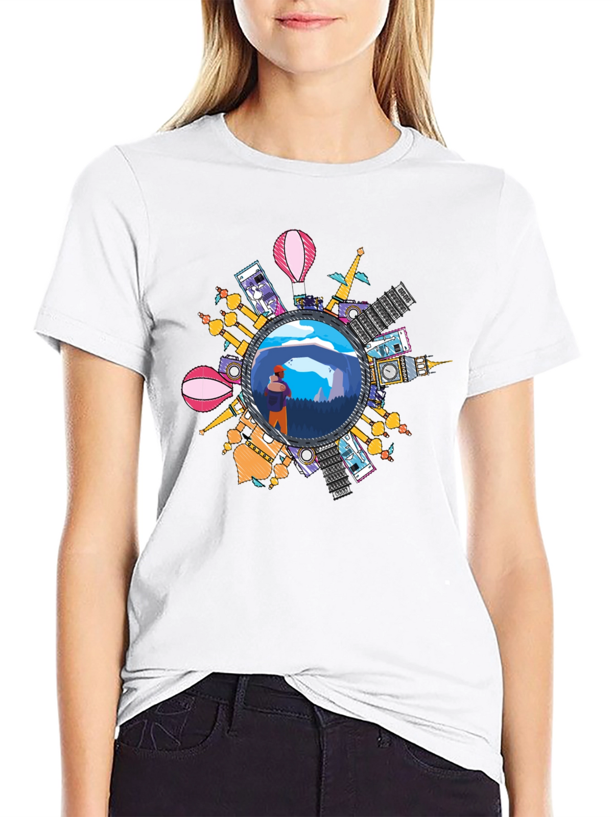 World Traveler Graphic T-Shirt