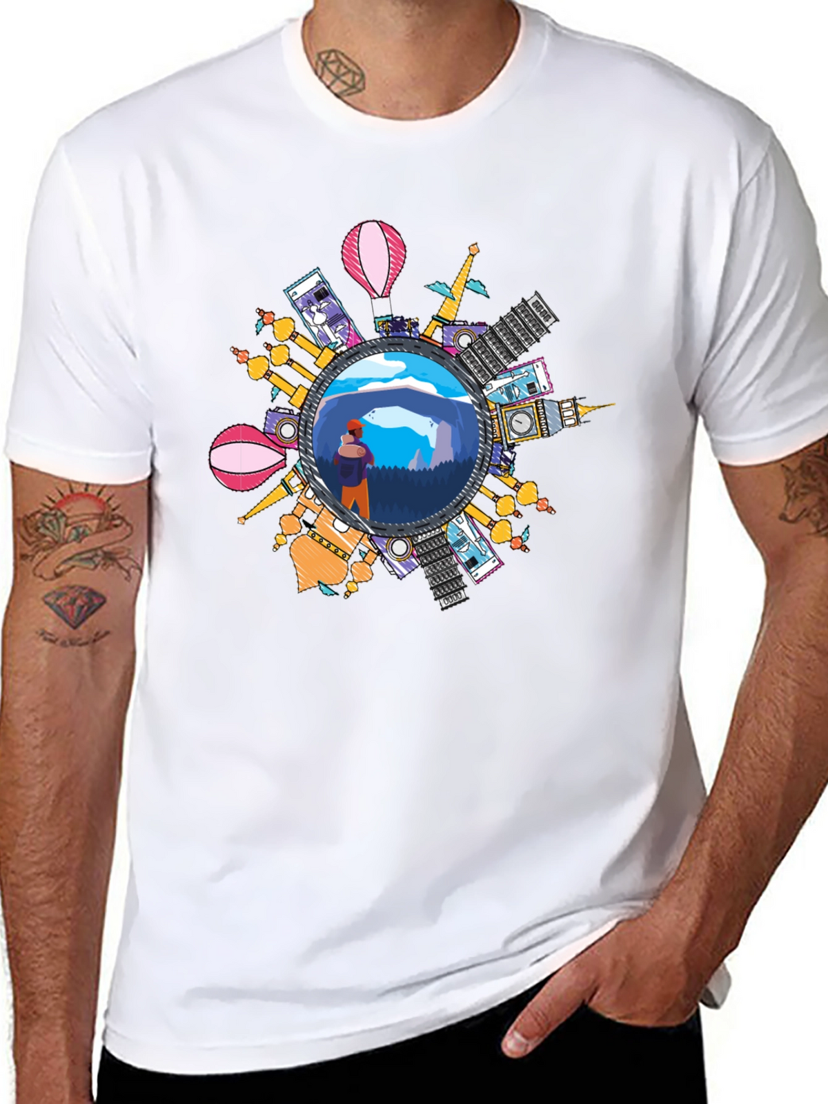 World Traveler Graphic T-Shirt