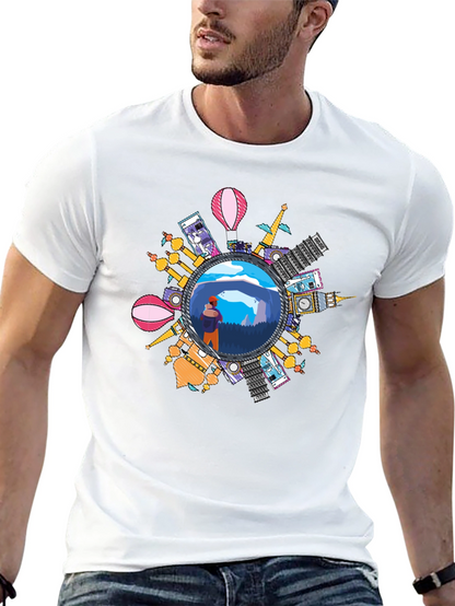 World Traveler Graphic T-Shirt