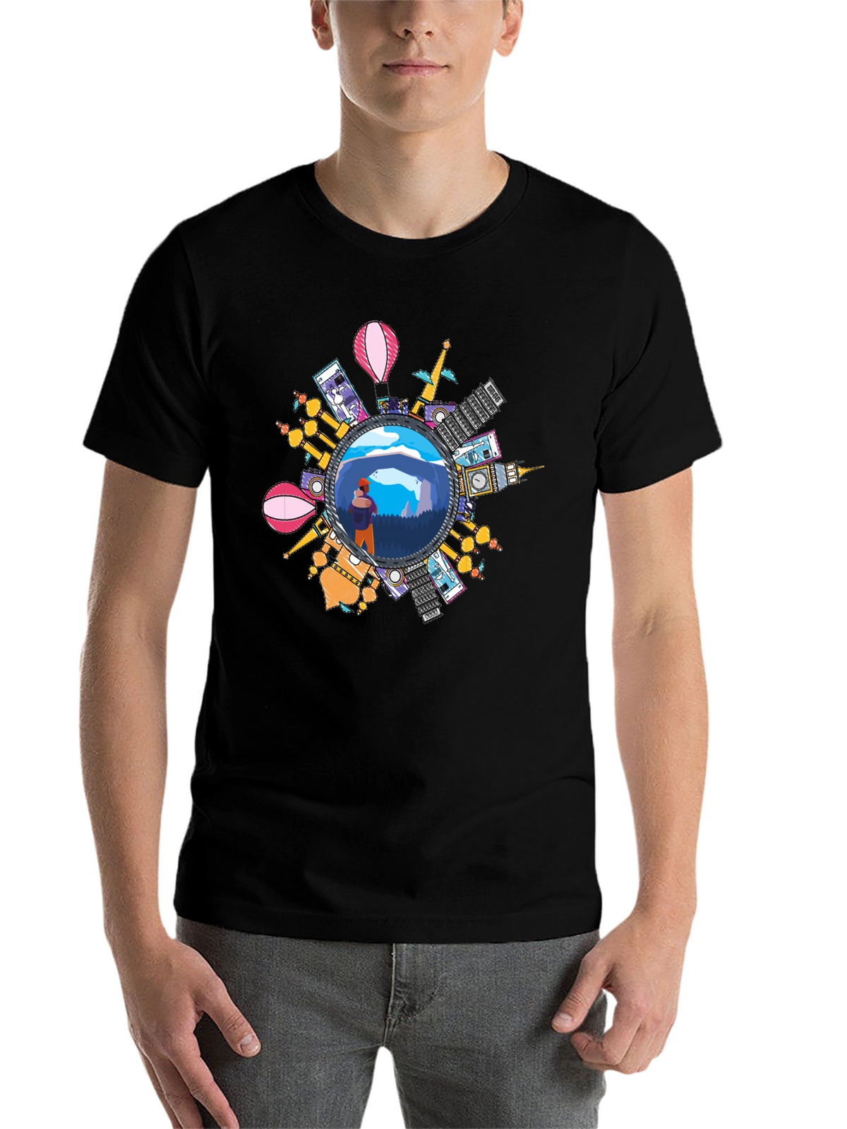 World Traveler Graphic T-Shirt