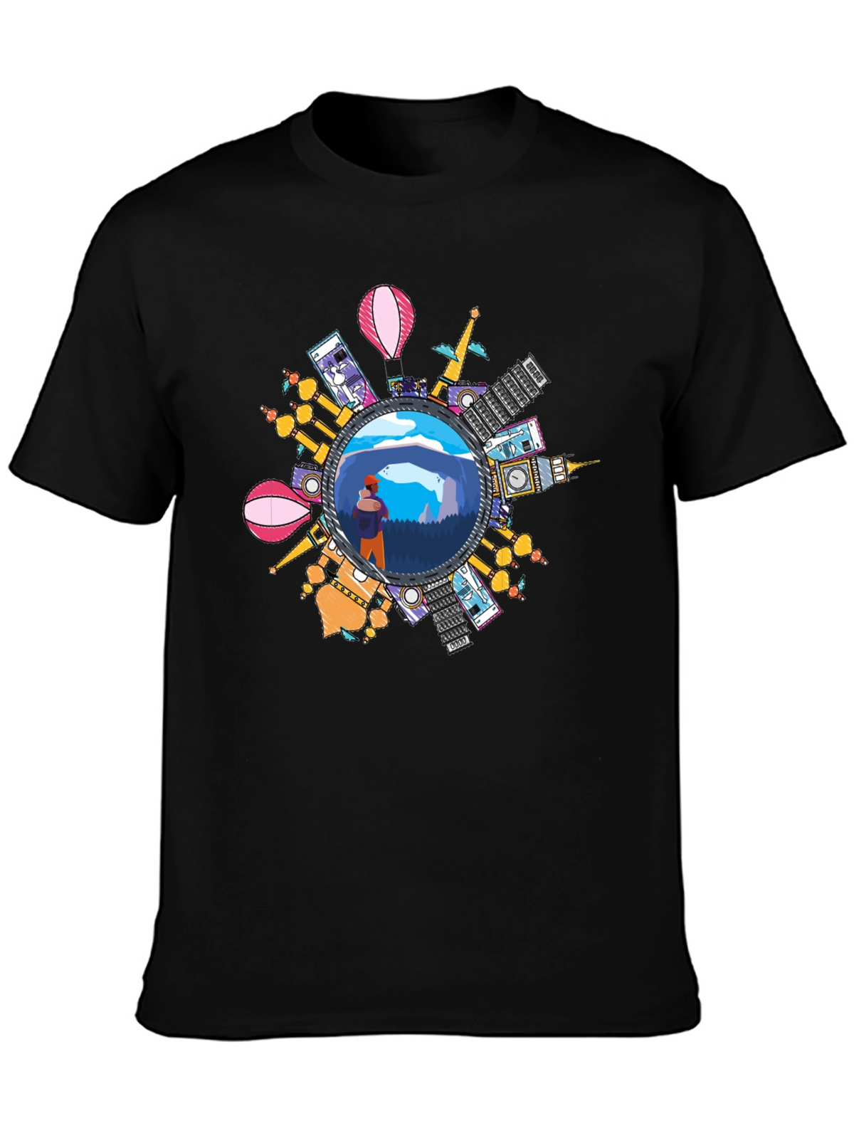 World Traveler Graphic T-Shirt
