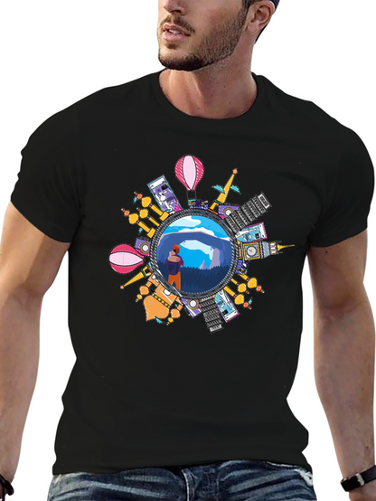 World Traveler Graphic T-Shirt