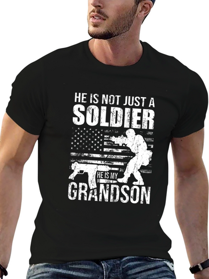 Grandson Soldier Graphic Tee - Patriotic
