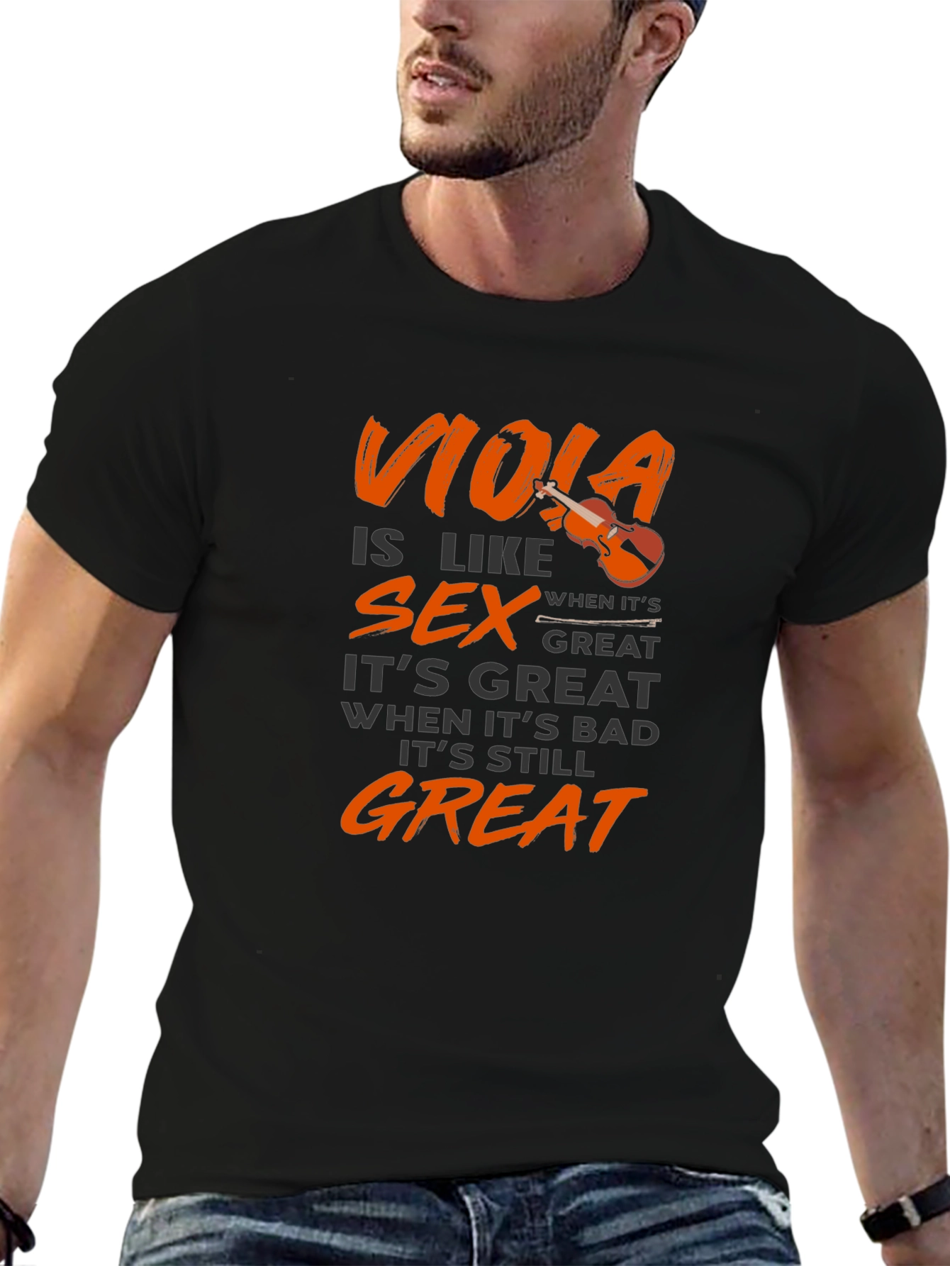 Viola is Like Sex T-Shirt - Musician Humor