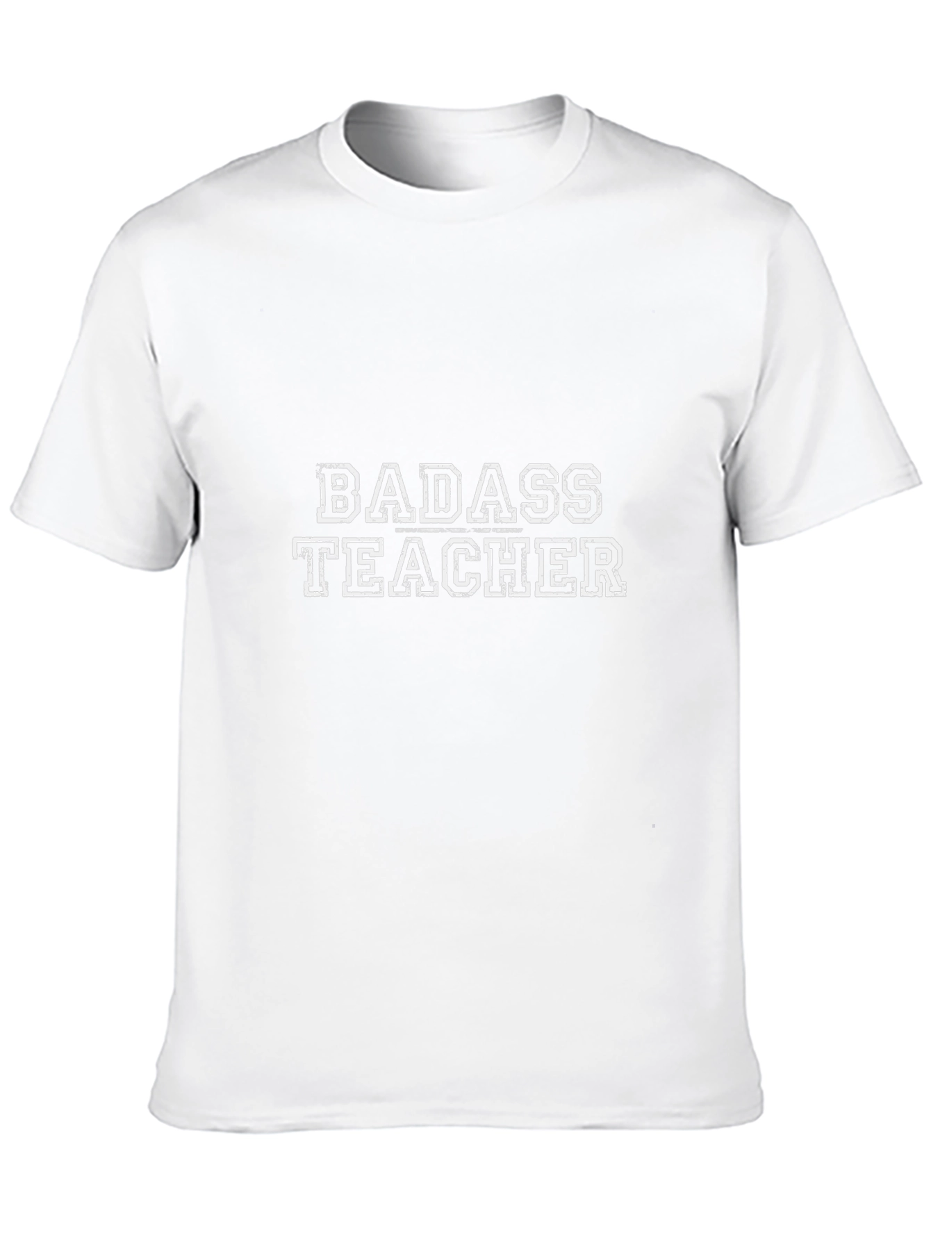Badass Teacher T-Shirt - Black Graphic Tee
