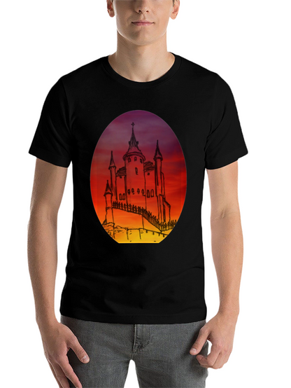 Castle Sunset Graphic Tee