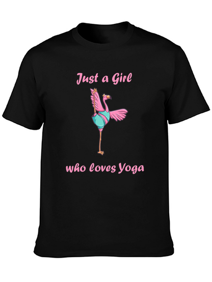 Yoga Flamingo Graphic T-Shirt
