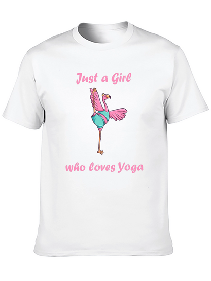 Yoga Flamingo Graphic T-Shirt