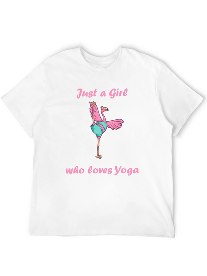 Yoga Flamingo Graphic T-Shirt