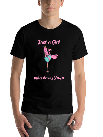 Yoga Flamingo Graphic T-Shirt