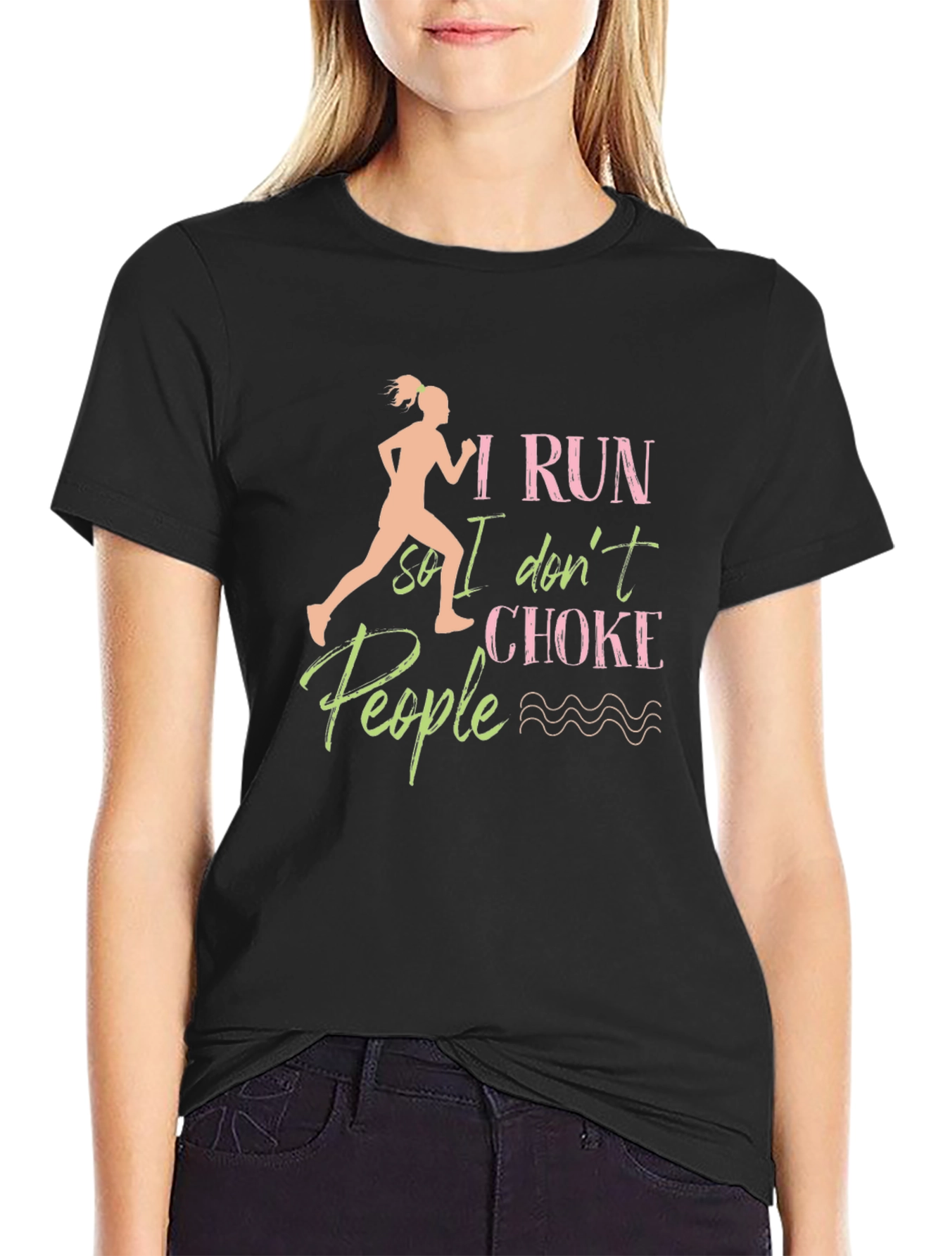 I Run So I Dont Choke People T-Shirt