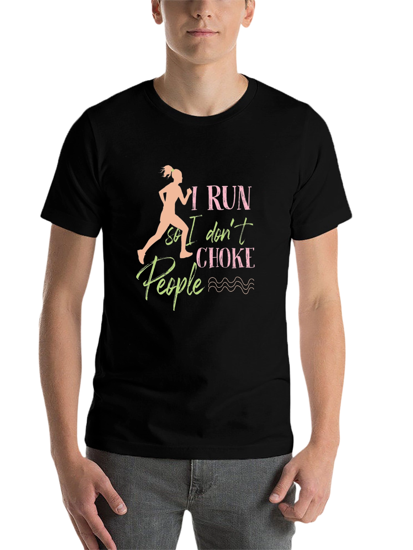 I Run So I Dont Choke People T-Shirt