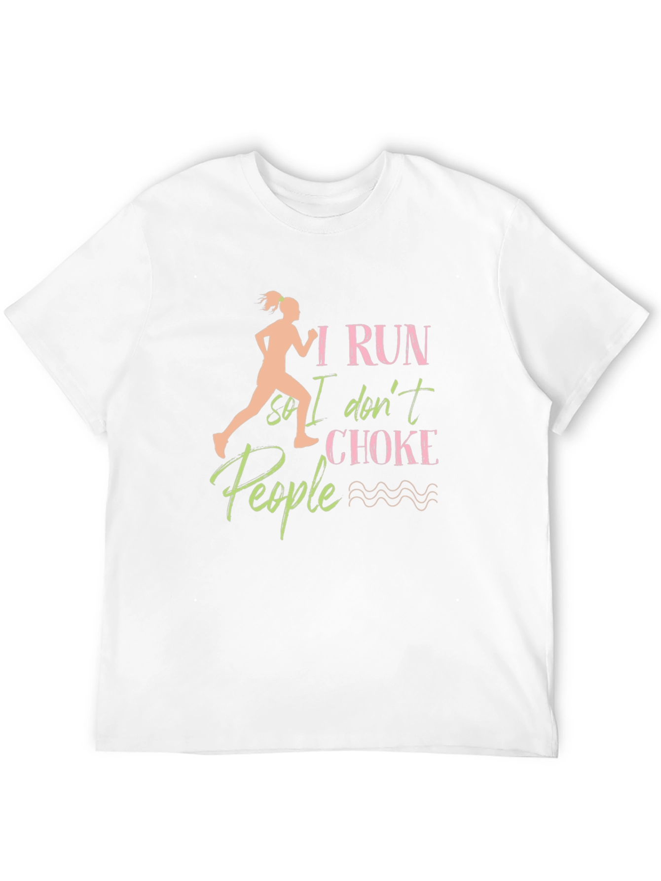 I Run So I Dont Choke People T-Shirt