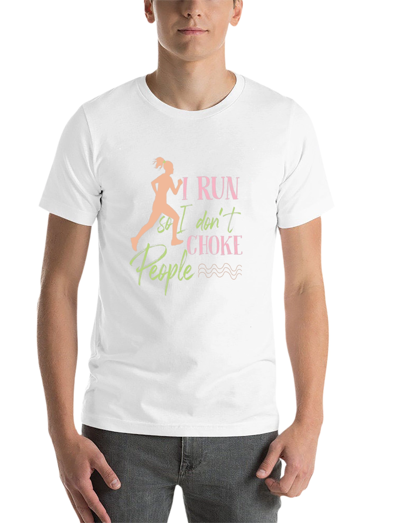I Run So I Dont Choke People T-Shirt