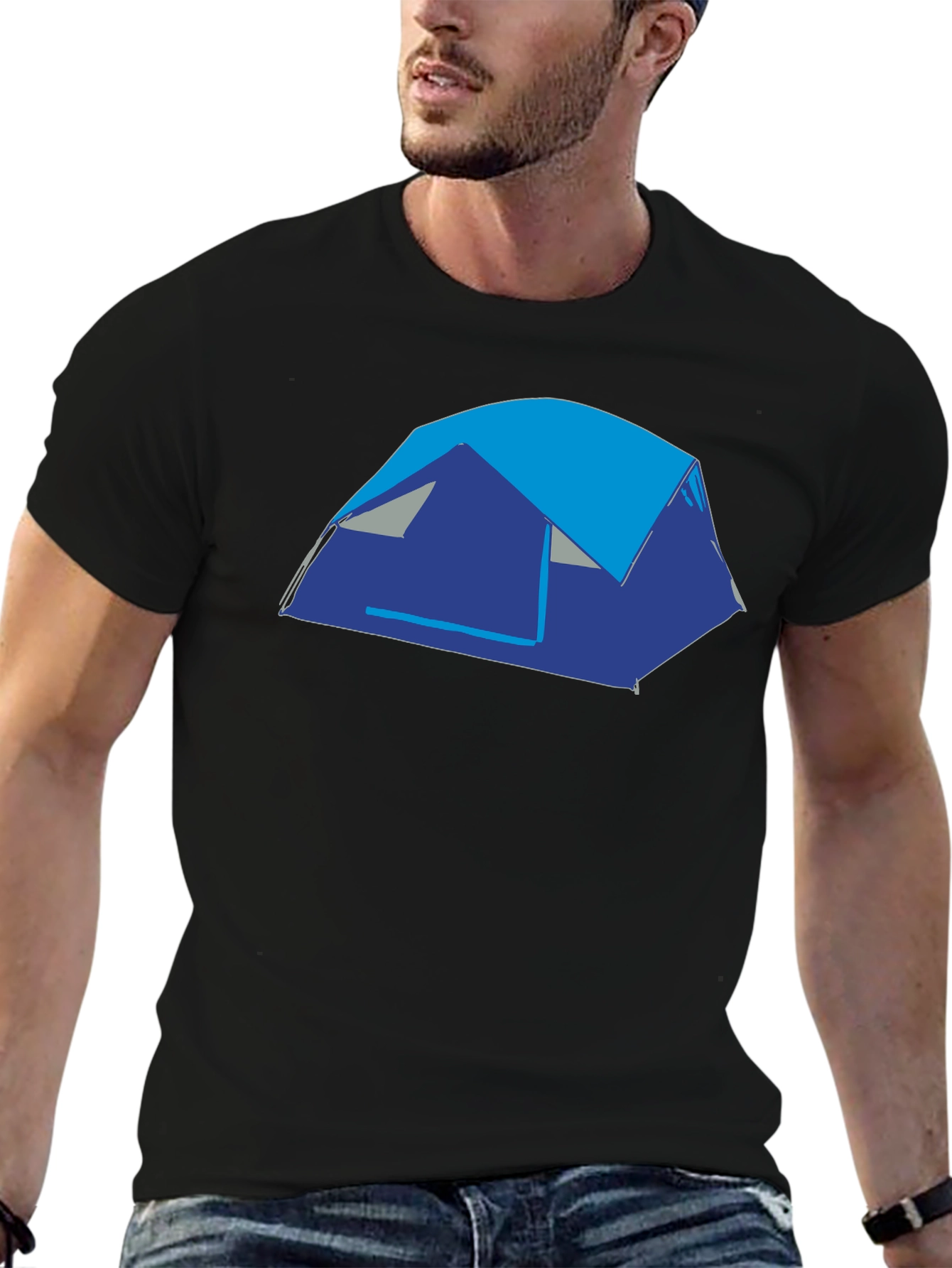 Camping Tent Graphic Tee - Adventure Ready
