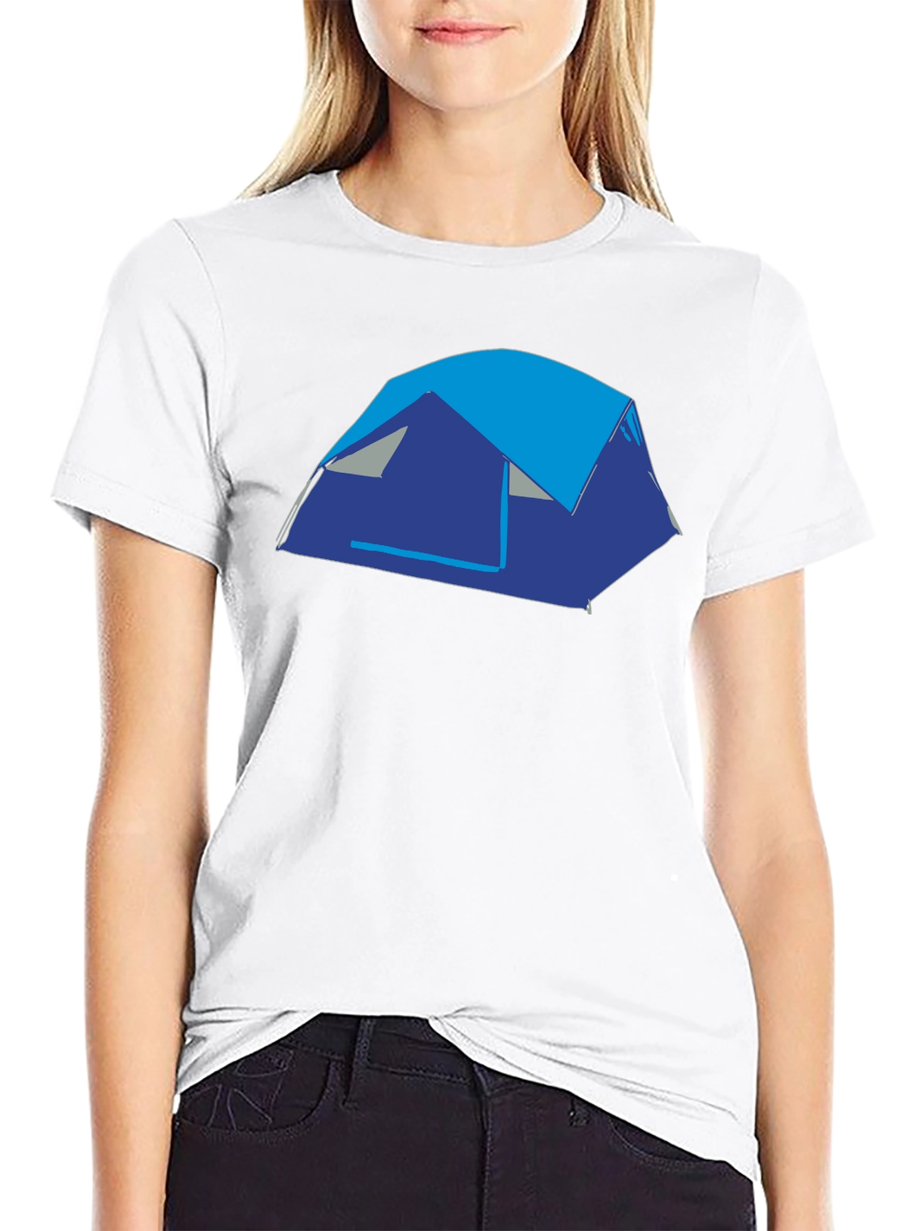 Camping Tent Graphic Tee - Adventure Ready