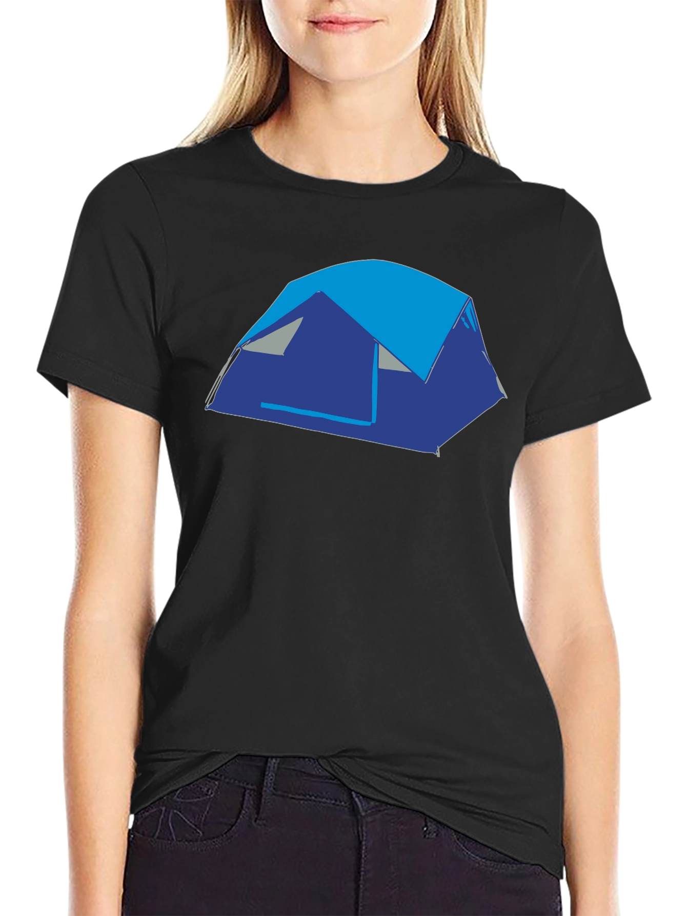 Camping Tent Graphic Tee - Adventure Ready