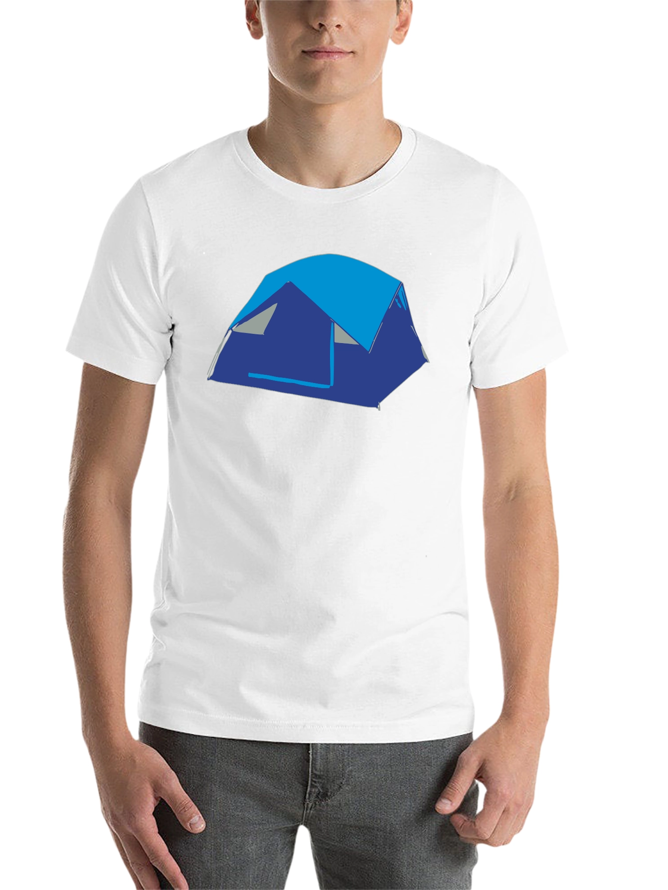 Camping Tent Graphic Tee - Adventure Ready