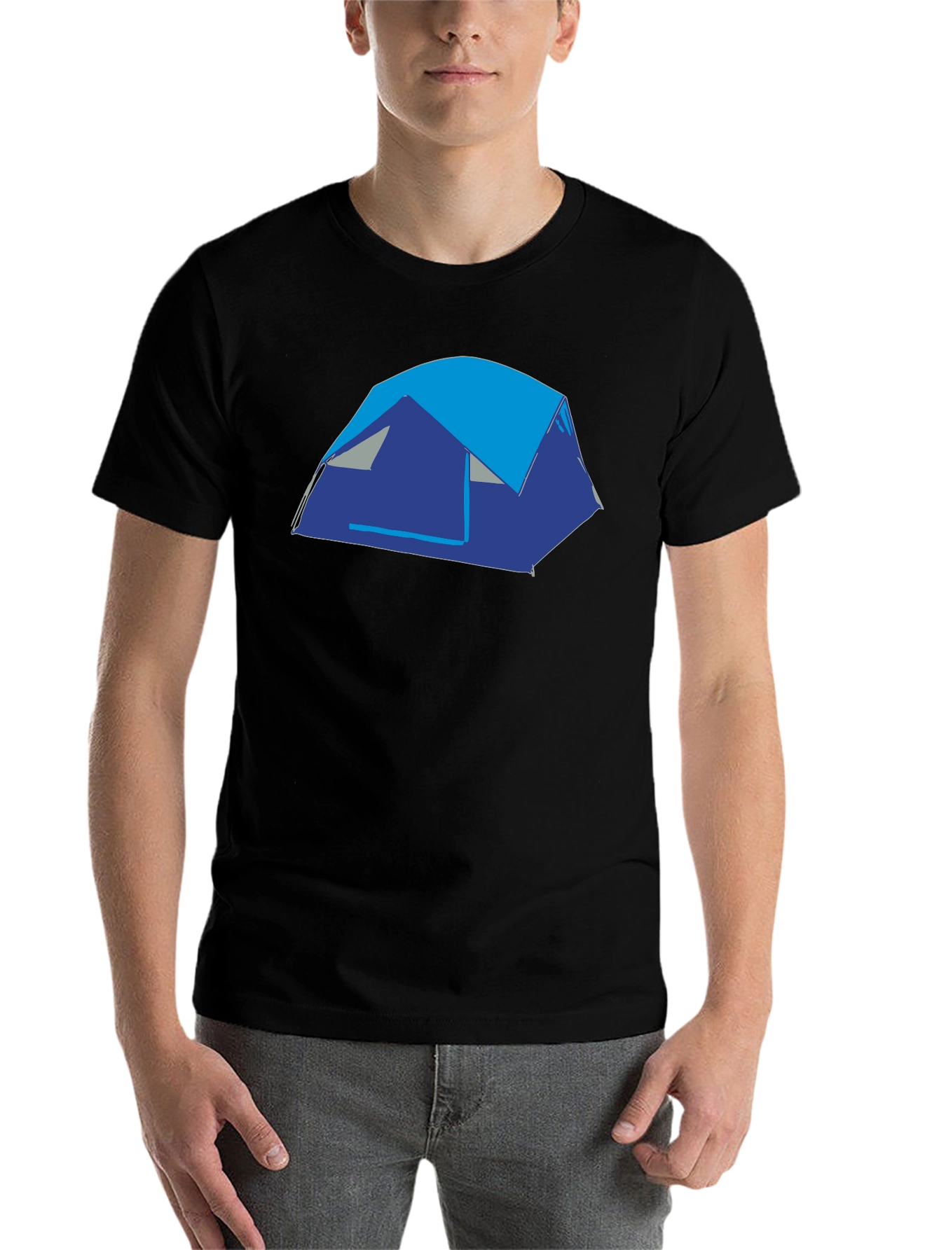 Camping Tent Graphic Tee - Adventure Ready