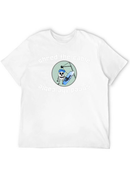 Shred the Cable T-Shirt - Wakeboarding Graphic Tee