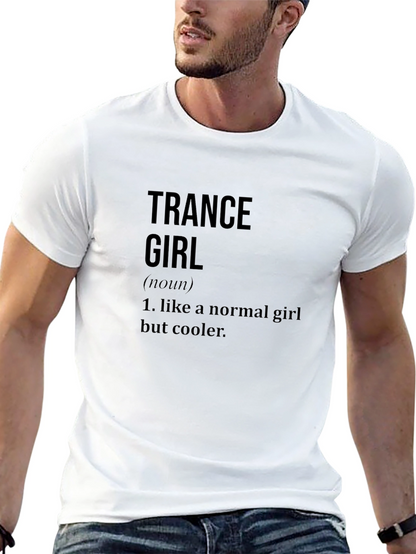 Trance Girl Definition Black T-Shirt