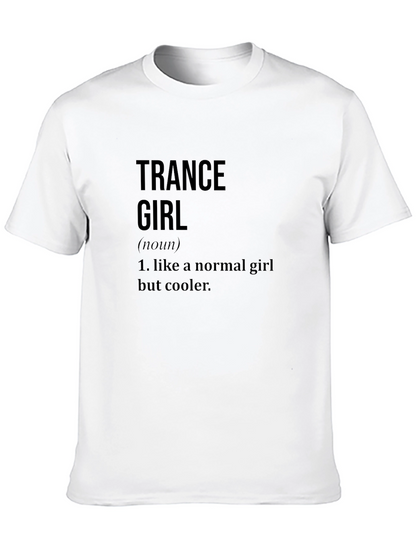 Trance Girl Definition Black T-Shirt