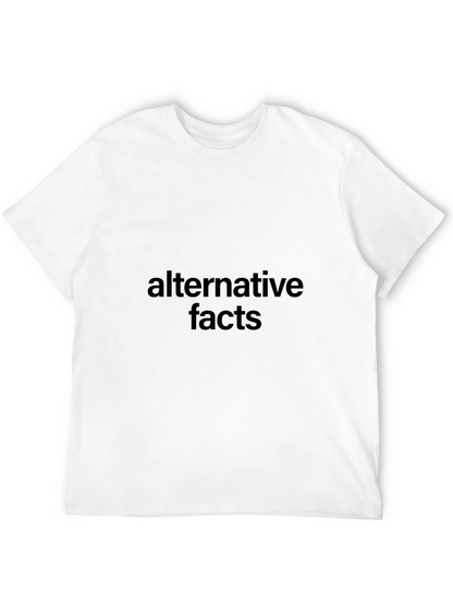 Alternative Facts Graphic Tee - Black Cotton T-Shirt