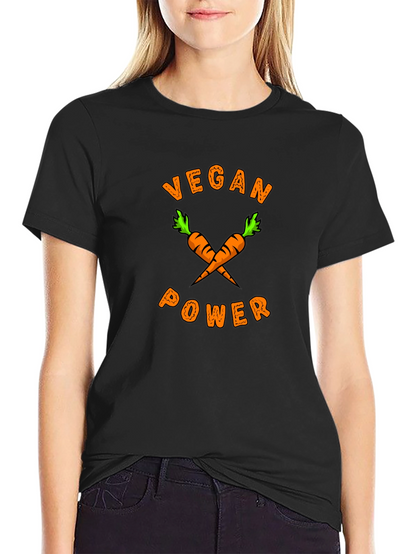 Vegan Power Carrot Graphic Tee
