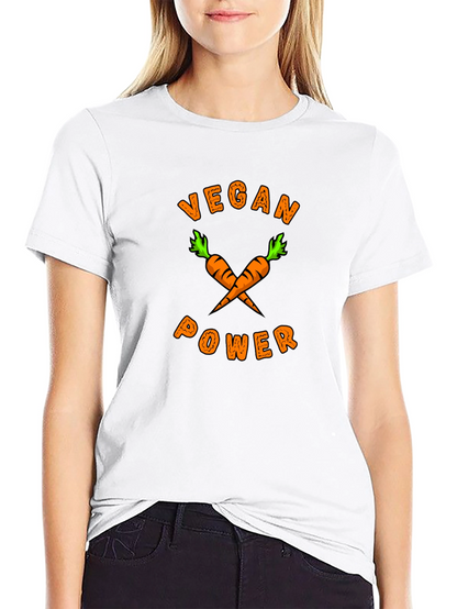 Vegan Power Carrot Graphic Tee