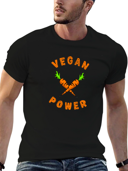 Vegan Power Carrot Graphic Tee