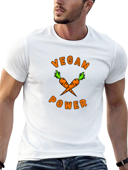 Vegan Power Carrot Graphic Tee