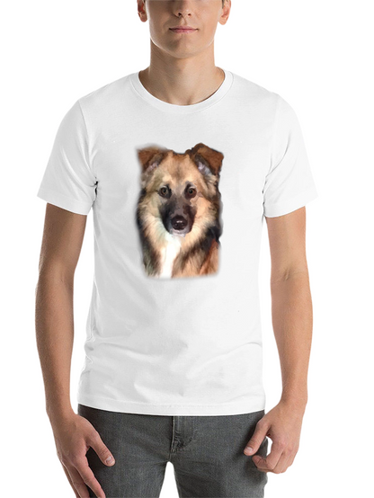 Dog Portrait Black T-Shirt