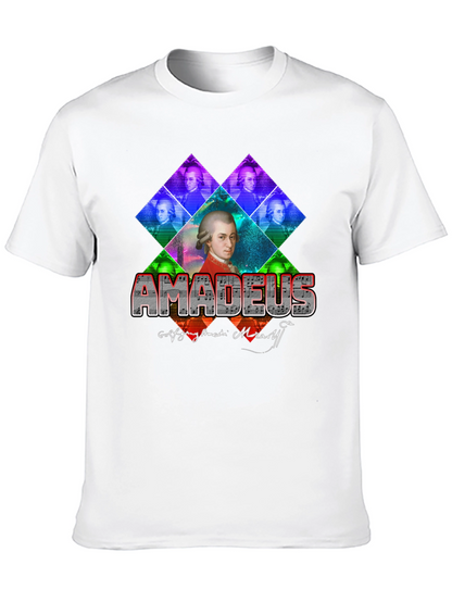 Amadeus Mozart Graphic T-Shirt - Classic Composer Tee